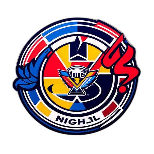 アート作品:NHLチームロゴの融合