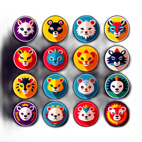 Pegatinas del Zodiaco Chino