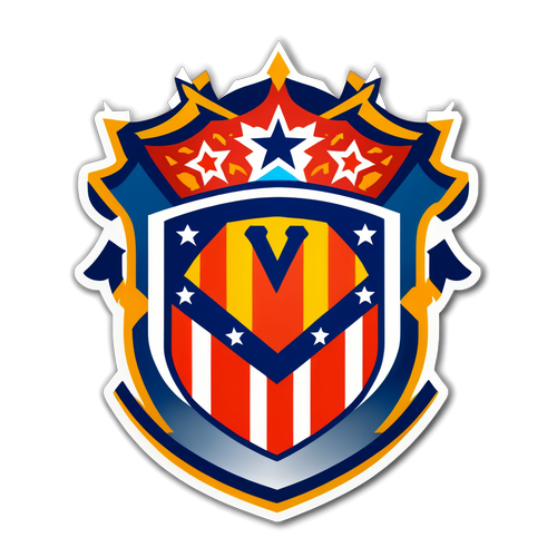 Atletico Madrid Amblemli Cesur Sticker