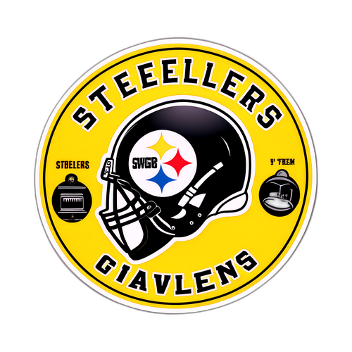 Nostalgic Steelers Game Tribute Sticker