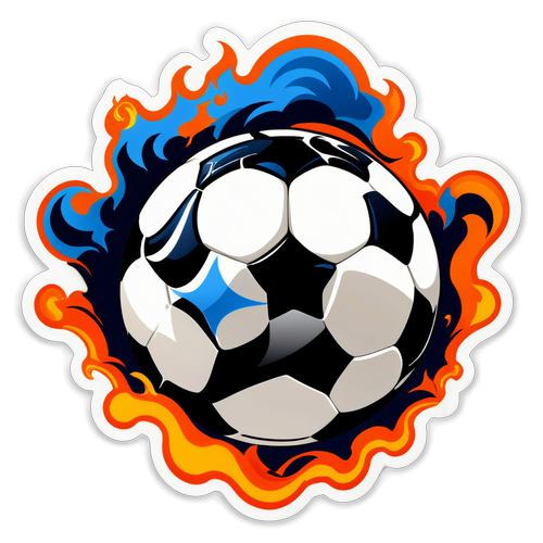 Diseño de balón de fútbol con logos de Barracas Central y Racing Club