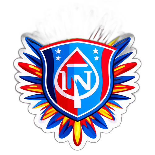 Stickers som firar Napolis seger