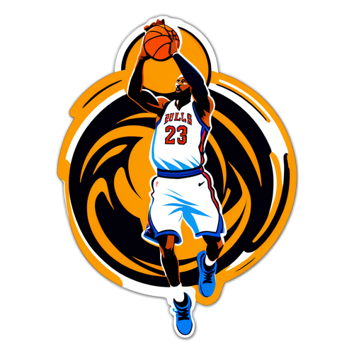 Enerhikong NBA Basketball Sticker