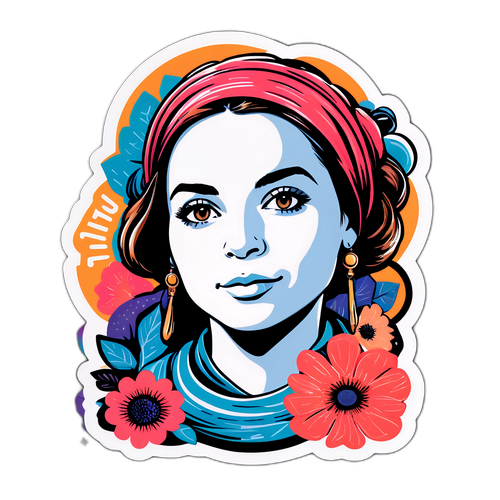 Adesivo Artistico con Citazioni di Elisabetta Gualmini