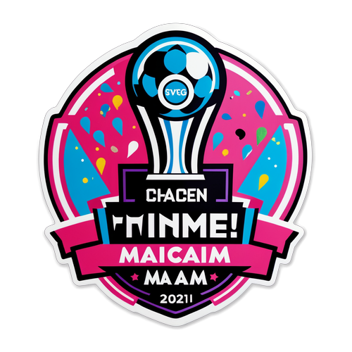 Adesivo Celebrando a Classificação do Inter Miami