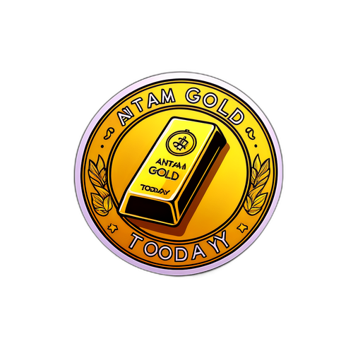 Desain Stiker Emas Antam Hari Ini