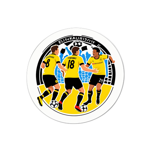 Pemainan Intensif Eintracht Frankfurt vs Dortmund