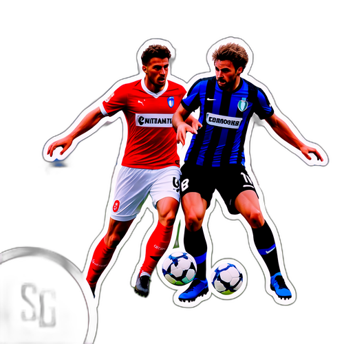 Jucători Cremonese și Atalanta în duel epic