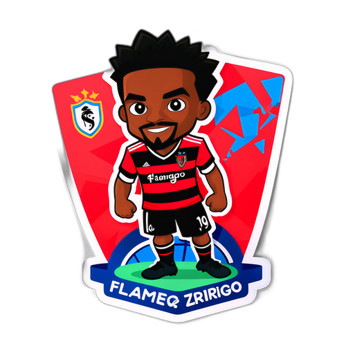 Adesivo Estatísticas do Jogo Flamengo-Cruzeiro