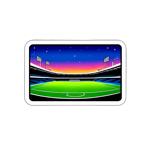 Stickers sân bóng Serie A vào buổi tối đẹp mắt