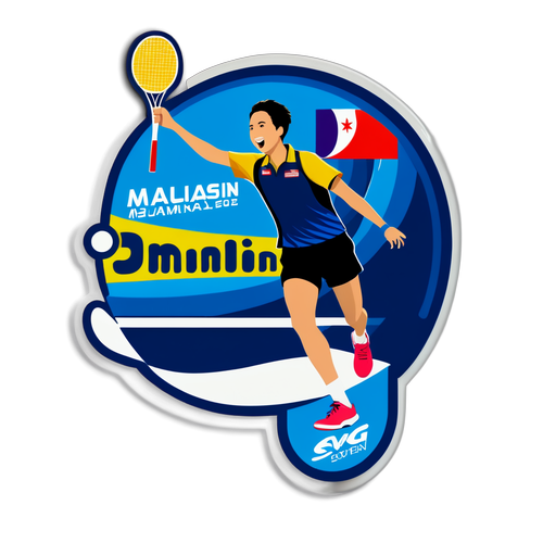 Sticker Promosi Malaysia Open 2025