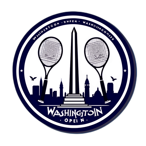 Washington Open Sticker Design