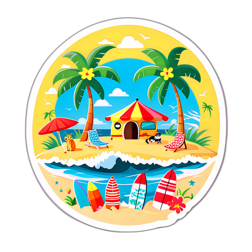 En lystig øyparadis