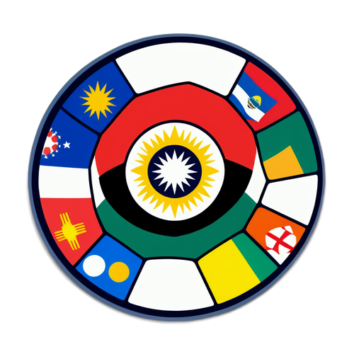 Copa America: Fira Fotbollens Styrka med En Fantastisk Sticker!