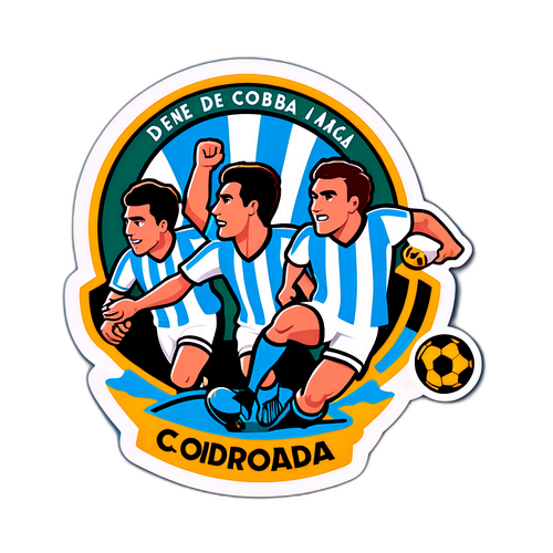 Sticker ya Mechi ya Klasiki ya Soka kati ya Racing de Cordoba na Deportivo Madryn