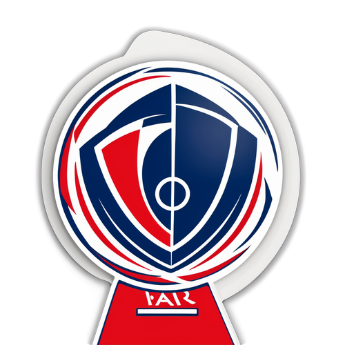 עיצוב הגלויה למשחק כדורגל בין PSG לרמס