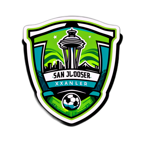 Adesivo Seattle Sounders x San Jose