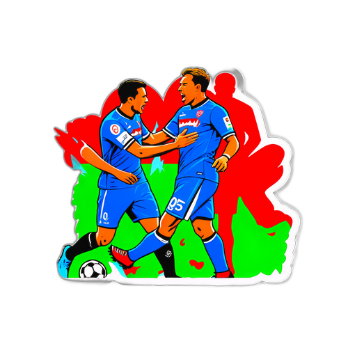 Stiker Penuh Semangat di Pertandingan Mainz 05 vs Hoffenheim