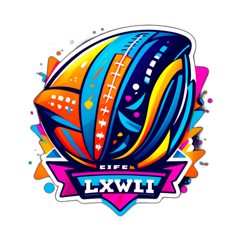 Rappresentazione artistica del Super Bowl LXII