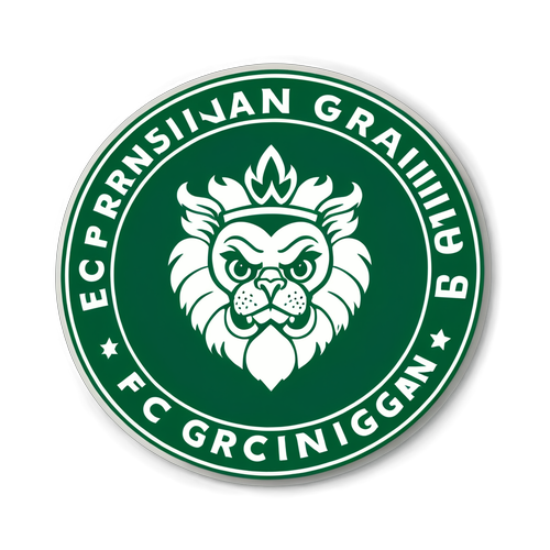 Vintage Sticker van FC Groningen