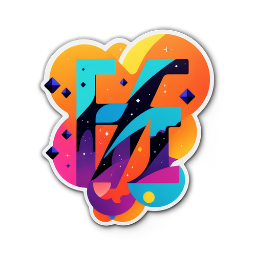 FF Futuristik: Sticker Bold Penuh Warna dan Desain Abstrak yang Menggugah!