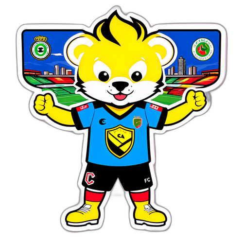 Adesivo Simbólico do Cascavel FC