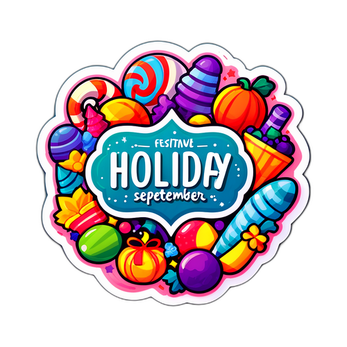 Stiker Liburan September