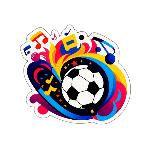 Adesivo de Celebração da Cultura e Esporte