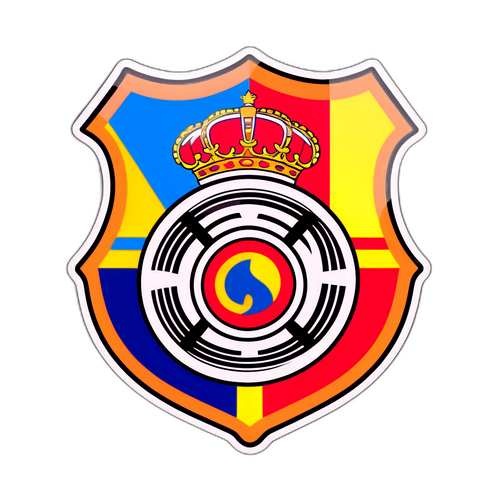 Nhãn dán kỷ niệm LaLiga với biểu tượng bóng đá