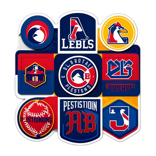MLB 季後賽日程貼紙設計