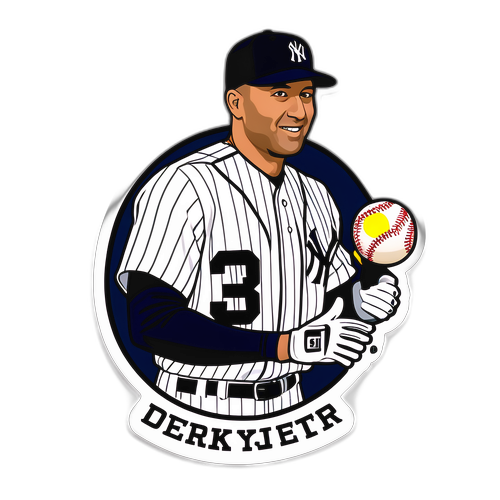 Classic Sticker Honoring Derek Jeter