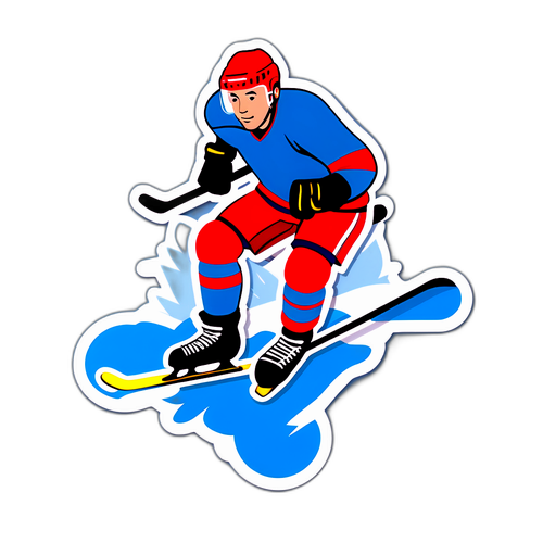 Henry Sildarusta jääkiekkokypärällä surffilaudalla