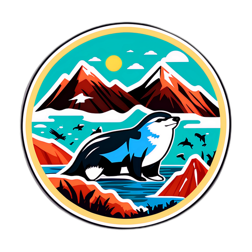 グリーンランドの野生動物をテーマにしたデザイン