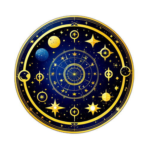 星座圖案與星空背景