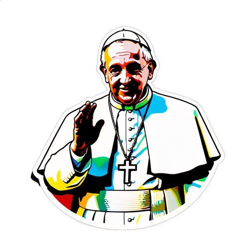 Sticker ng Santo Papa Francisco