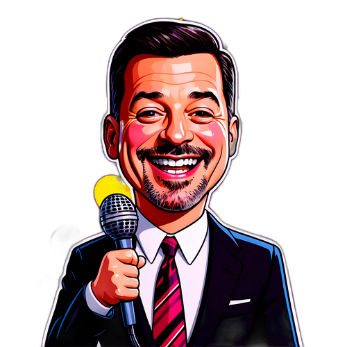 Karikatyr av Jimmy Kimmel