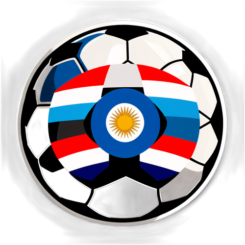 Rivalry on the Field: Paraguay vs. Argentina Soccer Sticker