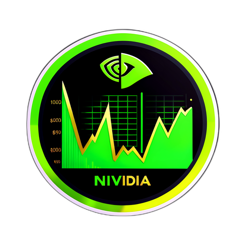 圍繞NVIDIA股價的貼紙設計