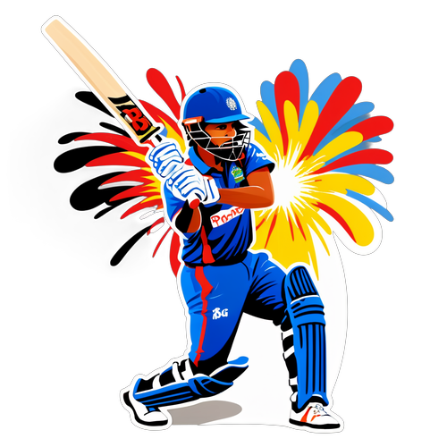 Sticker ya Mchezo wa PBKS dhidi ya RCB