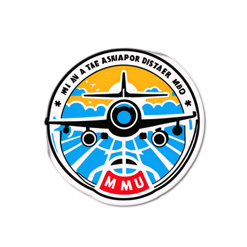 무안 공항 재난 기념 스티커 디자인