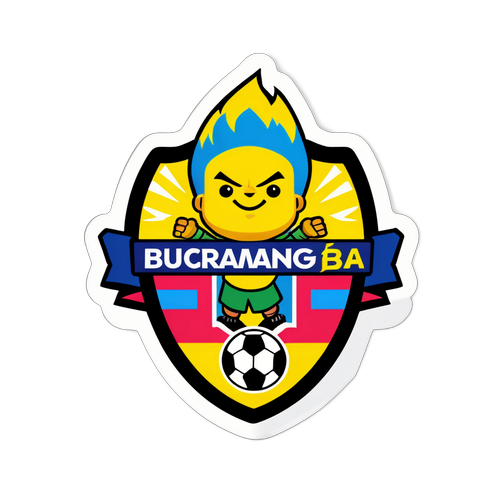 Diseño de Sticker de Junior enfrentando a Bucaramanga