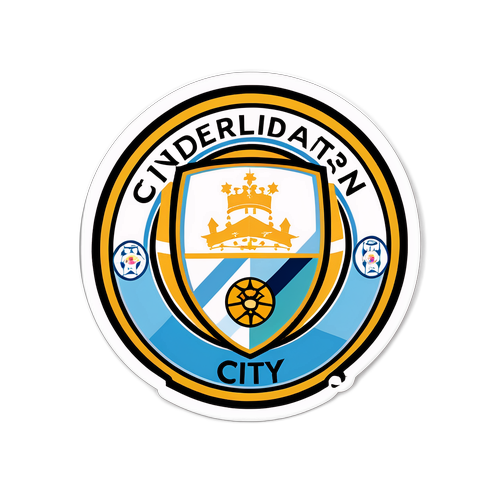 Stiker Dinamik 'Sunderland - Man City'
