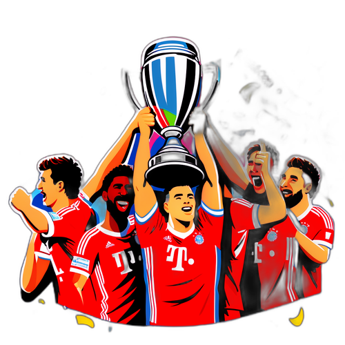 Stiker Kemenangan Bayern Munich