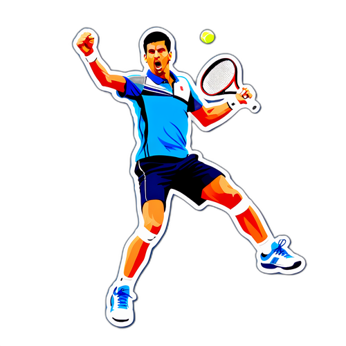 Tennisový odznak Novak Djokovič