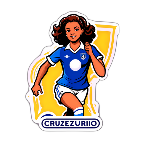Pegatina Vintage de Cruzeiro - Corinthians