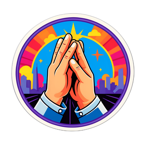 Стикер о примирении в Pluribus