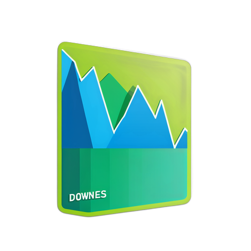 Poster Gaya Minimalis Indeks Dow Jones