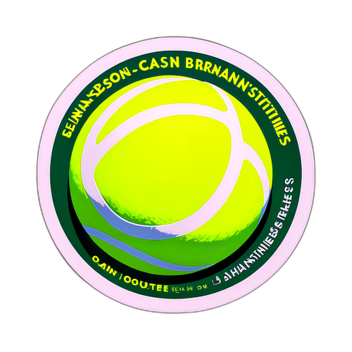 Tennisbold med Carson Branstines underskrift
