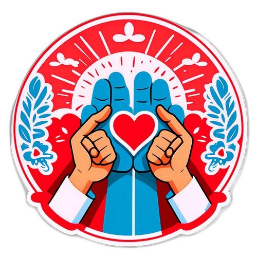 Adesivo Motivazionale: Unità e Pace