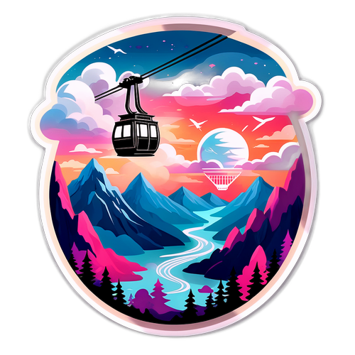 Ethereal Kabelbane Sticker